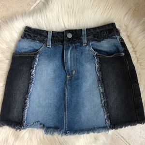 Carmar LF Two Tone Denim Skirt